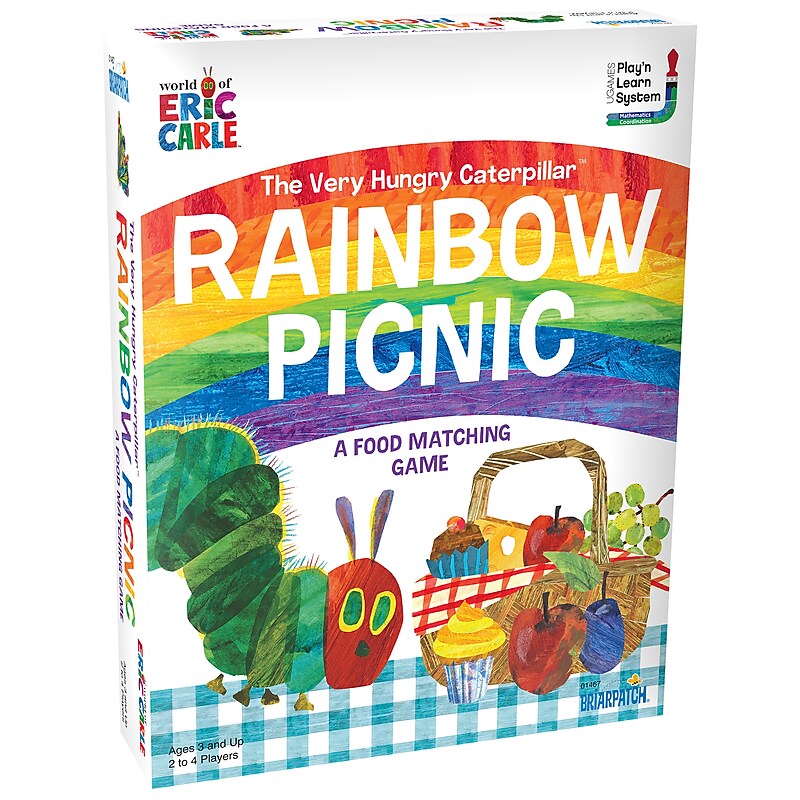 Briarpatch The Very Hungry Caterpillar Rainbow Picnic Game (UG-01467) image 1