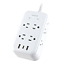 Philips 8-Outlet 3-USB Port Surge Protector, 6', 3120 Joules, White (SPP3245W/37)~#|#~1C981194-AA67-4995-89CC7DBA3D50C697_sc7