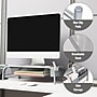 Mind Reader Ventilated Monitor Stand with Side Storage, Silver (MESHM-SIL)~#|#~1C992D36-B179-40DA-AF6DC14A59BE4712_sc7