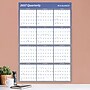 2027 AT-A-GLANCE 36" x 24" Yearly Dry-Erase Wall Calendar, Reversible, White/Blue (A1102-27)~#|#~1CA3B766-63B5-4239-BF3EBEF601D56286_sc7