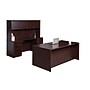 Boss Office Products 66" Desk and Credenza with Hutch and 2 File Pedestals, Mahogany (GROUPA16-M)~#|#~1CAD3E36-7561-4AA3-8638A0441B26B34B_sc7