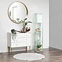 Creekwood Home Classix 62.5" 3-Tier Storage and Display LED Floor Lamp, with Feit LED Bulb, Aqua (CWF-3007-AU-LB)~#|#~1CAFDB6B-9025-46DD-82325710643F102B_sc7