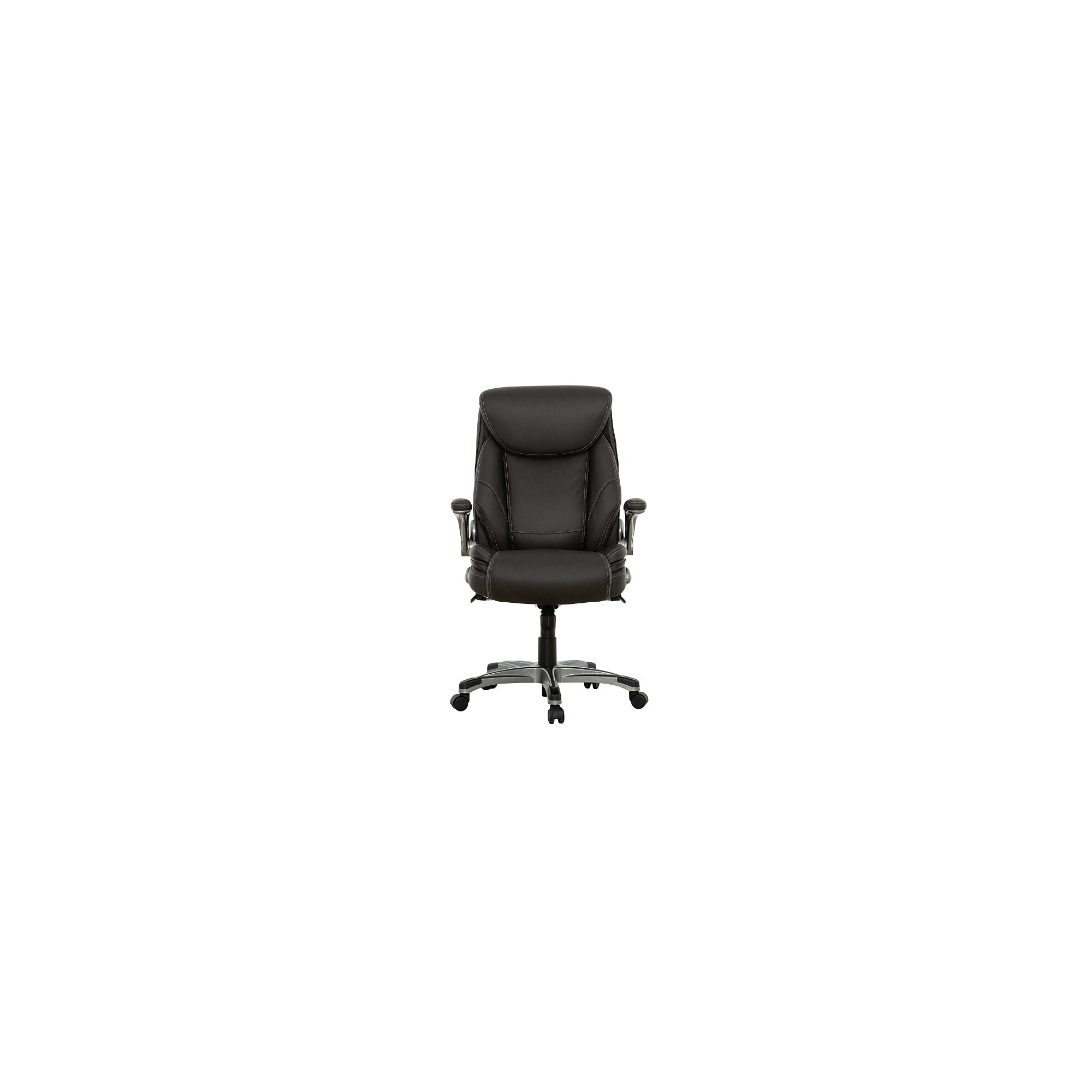 Sealy Posturepedic Axel Swivel Executive Office Chair, Dark Grey (64626) Sansujyuku sansujyuku.com