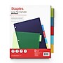Staples Customizable Table of Contents Numeric Dividers, 5-Tab, Multicolor (ST62986)~#|#~1CB4685E-BF42-4247-BA4DF8449FA37450_sc7