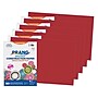 Prang 12" x 18" Construction Paper, Holiday Red, 50 Sheets/Pack, 5 Packs/Bundle (PAC9907-5)~#|#~1CB61868-B849-4886-BDD7CE69B7E613BB_sc7