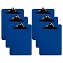 Davis Group Plastic Clipboard, Letter Size, Blue, 6/Pack (4977-92-06)~#|#~1CB8621E-8E74-42F6-BC41B676634D54CC_sc7