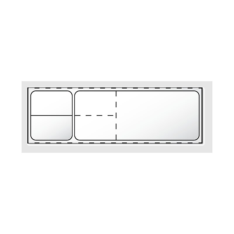 Caresfield Thermal Blank Medical Labels, 4.125" x 1.1875", 8600/Carton (82012) image 1