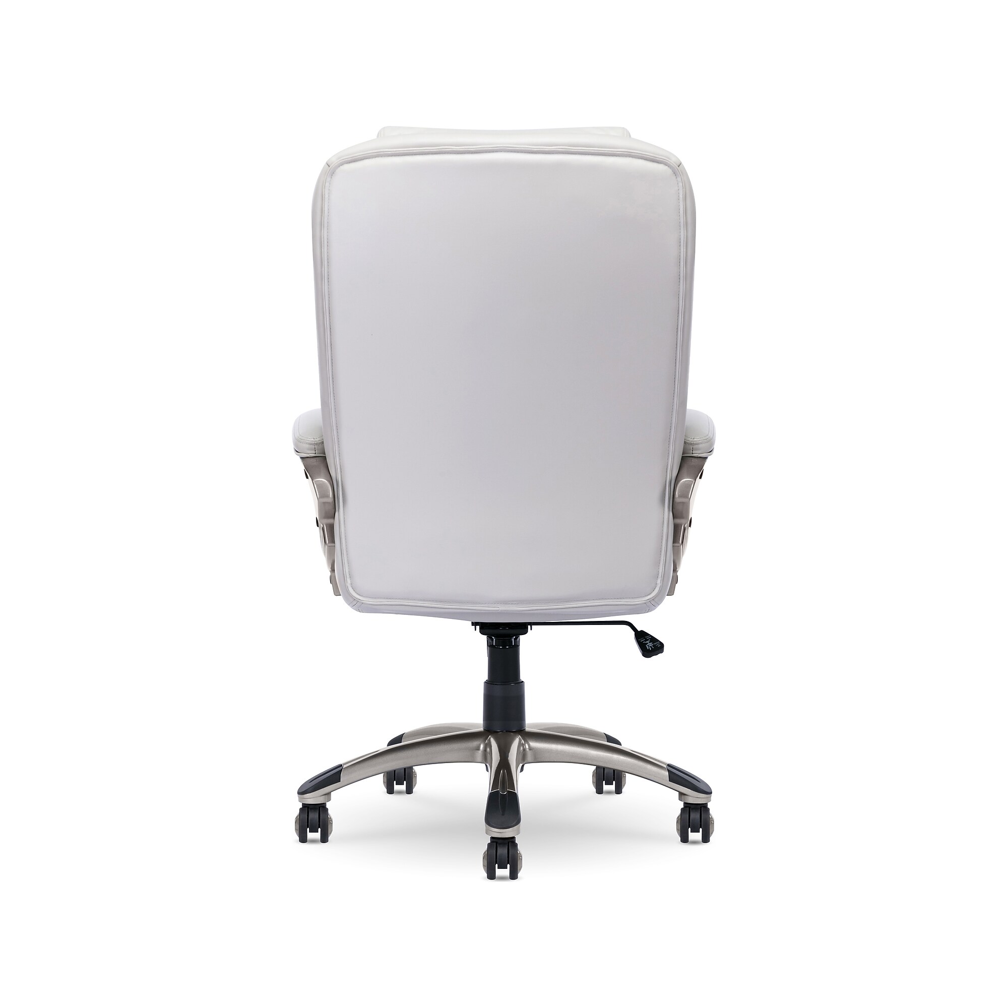 Serta Garret Ergonomic Bonded Leather Swivel Executive Chair, White (43520G) Sansujyuku sansujyuku.com