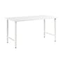 Bush Business Furniture Hustle 60"W Computer Desk with Metal Legs, White (HUD160WH)~#|#~1CC03FE4-8309-4FB0-B34CBC6FB926CCBE_sc7