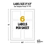Avery Inkjet UltraDuty GHS Labels, 3" x 3", White, 300 Labels/Box (97199)~#|#~1CC11589-A49C-457C-8E839BFAC5BF4D39_sc7
