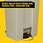 Rubbermaid Fire-Safe Step-On Trash Can, 23 Gallons, Beige (FG614600BEIG)~#|#~1CC223E1-8FAE-4488-BA154B98CD6DBA90_sc7