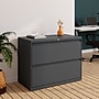 Staples 2-Drawer Lateral File Cabinet, Letter/Legal Size, Lockable, 28"H x 36"W x 18.63"D, Charcoal (60949/20884)~#|#~1CCF1363-1AF7-4D04-B6545931B7C07FDB_sc7