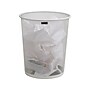 Mind Reader Metal Mesh Trash Can Without Lid, 4.4 Gallon, White (1CIRGA-WHT)~#|#~1CDC5422-FD90-4032-9FB2F23D637EED18_sc7