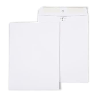 Staples Clasp Catalog Envelopes, 9"L x 12"H, White, 100/Box (570253/14210)