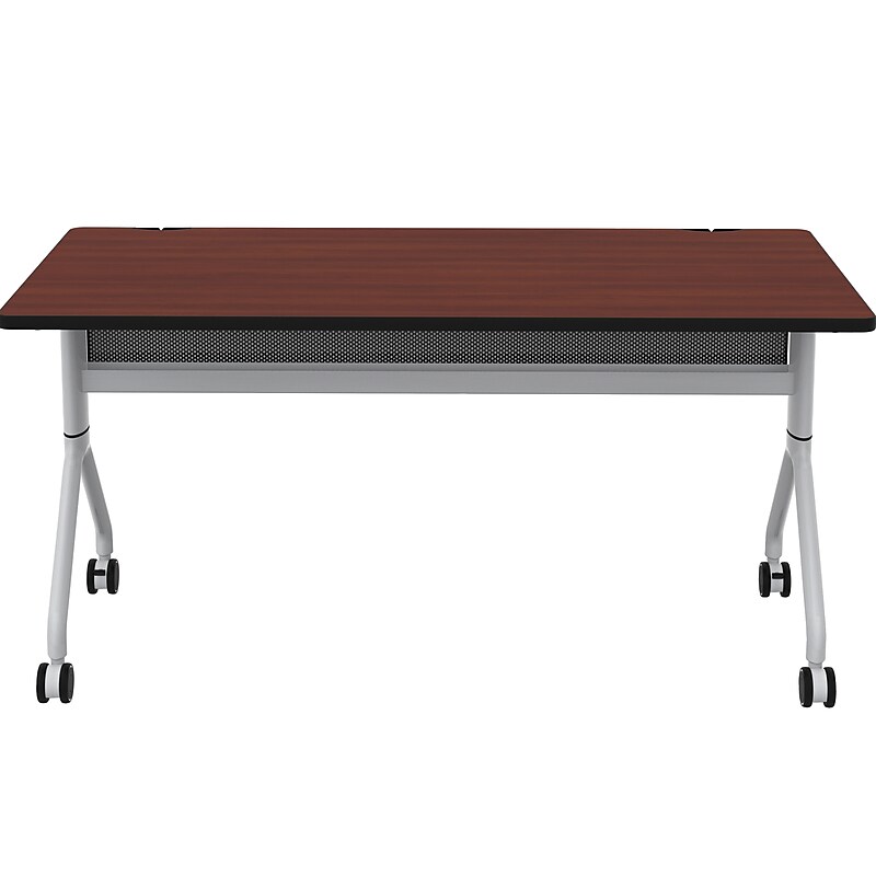 Safco Rumba Training Room Table, 30" x 60", Biltmore Cherry (RBA6030FLSLBMCH) image 1