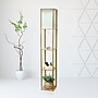 Creekwood Home Classix 62.5" Wood Floor Lamp with Rectangular Shade, Tan (CWF-3007-TN-LB)~#|#~1CEAD89E-4E67-42E6-94EA9F5A2055041D_sc7