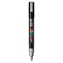 POSCA PC-3M Water Based Paint Marker, Fine Bullet Tip, Silver, 3/Pack (UBCPC3MSILVER-3)~#|#~1CEBFC5C-4F6A-4DFD-9E2B462A0A866E1E_sc7