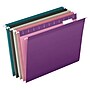 Pendaflex Reinforced Hanging File Folders, 1/5 Tab, Letter Size, Assorted Jeweltone Colors, 25/Box (PFX 4152 1/5 ASST2)~#|#~1CEEC5DC-8E35-409F-93D3F657D76CCFFE_sc7