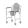 Medline Guardian Bedside Commode, Fixed Arms, Back Bar, Steel Frame, 300 lb. Capacity (G1-501LWX1)~#|#~1CF39822-EEB7-4578-9A6B4C5CDC80F1D1_sc7
