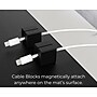 Function101 Desk Mat Pro + 2 Magnetic Cable Block Managers, 31" x 16", Black (F101-DMPB2)~#|#~1CF57695-4378-4C60-A551548983B9D678_sc7