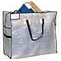 Household Essentials MightyStor Large Storage Tote Bag with Black Trim and Extra‑Durable PE Canvas, White (HH2622)~#|#~1CF6887F-E7FE-4E64-A04F5D4945356935_sc7