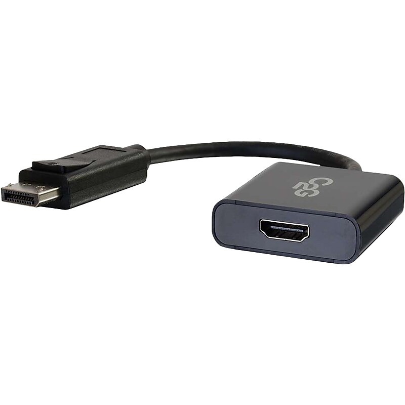 C2G Cables to Go DisplayPort to HDMI Adapter Converter, Male to Female, Black (54306) image 1