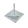Azar Sign Holder, 12" x 52", Horizontal, Freestanding, Clear/Silver, Acrylic (300862)~#|#~1CF6E3EF-547D-4BE1-8E7A25E1B3B29600_sc7