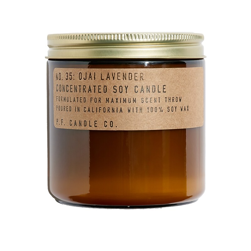 P.F. Candle Co. Classic Line Ojai Lavender Scent Soy Glass Jar Candle, 12.5 oz. (LCC35) image 1