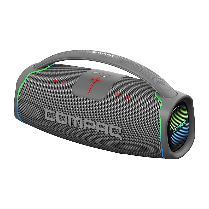 Compaq CMQ 200W Bluetooth Speaker with Microphone, Gray (CMQ200W) image 1