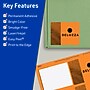 Avery Laser/Inkjet Multipurpose Labels, Bright Orange, 4 Labels/Sheet, 80 Sheets/Pack (94254-BOP80)~#|#~1D0C80AA-DEF5-4594-9D3AA4D492C233F0_sc7