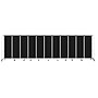 National Public Seating Robo Series 11-Panel Folding Mobile Room Divider, 72"H x 256"W, Black Fabric (RDG6-11PT10)~#|#~1D0DEAF6-F268-45C3-8090CFACC055C819_sc7
