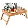 Rossie Home Media 19.7" x 11.8" x 2.6" Bed Tray, Natural Bamboo (78007)~#|#~1D0E5CA1-7A87-4CF5-8BB56A522A7B7B93_sc7