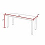 Regency Kee 72"W x 24"D Training Room Table, Laminate, Ash Grey/Black (MT7224AGBPBK)~#|#~1D156E8A-850C-4FF4-99C7E42EDBA8624E_sc7