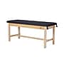 Aristo Wood H-Brace Physician Exam Table with Paper Cutter, and Holder, 500lbs. Capacity, Black (ADI996-HBFP-BLK)~#|#~1D1778C4-55EF-4052-88576B03662AC105_sc7