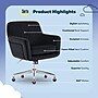 Serta Ashleigh Ergonomic Velvet Swivel Computer and Desk Chair, Black (CCHR10018B)~#|#~1D1C09D2-2E0F-41FF-949E93D8511B4D25_sc7