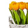 National Tree Company 10" Orange Tulip Bouquet in White Basket (MT81-10926GOR-1)~#|#~1D1C4FCD-3476-491A-B2BC5CDC43CDFEE2_sc7