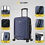 US Army FOX 20" Hardside Carry-On Suitcase, 4-Wheeled Spinner, TSA Checkpoint Friendly, Navy Blue (USLFOX00S-BLU)~#|#~1D1D14BF-B918-4DFB-BB4E6B85B27A07A8_sc7