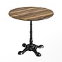 Flash Furniture TopGuard 31.25" Round Wood Dining Table with X-Base, Natural/Black Base (STRD31NATSI2222)~#|#~1D202B54-9B7B-432C-AFD65D2BBA2FF28F_sc7