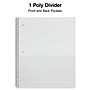 Staples Premium Poly 1-Subject Notebook, 8.5" x 11", College Ruled, 100 Sheets, Green (ST51451D)~#|#~1D207C8B-58ED-40E5-8B6561C89A0A5FAC_sc7