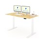 FlexiSpot E7 Pro 60"W Electric Adjustable Standing Desk, Bamboo/White  (E7WPRO6030-LBZB)~#|#~1D21840D-0D58-4A51-913E7F75E6DD1ECC_sc7