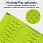 Avery Printable Rectangle Multipurpose Labels, 5/8" x 3", Bright Green, 320/Pack (94214)~#|#~1D2362FD-45E7-4C8C-878AC7D64B63514E_sc7
