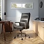 Staples® Shelton Ergonomic Leather Swivel Manager Chair, Gray (HG-70081)~#|#~1D287916-78CB-4025-BEECC554A3630FDB_sc7
