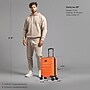 InUSA Trend 20" Hardside Carry-On Suitcase, 4-Wheeled Spinner, TSA Checkpoint Friendly, Orange (IUTRE00S-ORA)~#|#~1D2BA2F5-F66D-4858-99DC928604EA7742_sc7