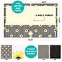 Global Printed Products Vibrant Sunflower 3-Hole Punched 2 Pocket Presentation Folder, Assorted Colors, 16/Pack (GPP-0100-D)~#|#~1D404EC2-662D-4C8B-81158B18D831A5F9_sc7
