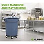 Alpine Industries Round Trash Can Dolly, 500 lb. Weight Capacity Black, 2/Pack (ALP471-32-DOLLY-2PK)~#|#~1D40C3CC-5B60-4984-B3F0DB628AEDDE14_sc7