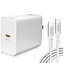 Overtime W27 65W GaN3 USB-C Wall Charger and 60W USB-C 6 ft. Cable Bundle, White (OCHW27WHBD1)~#|#~1D438A33-39DD-4B0C-BE47CB11E1005F68_sc7