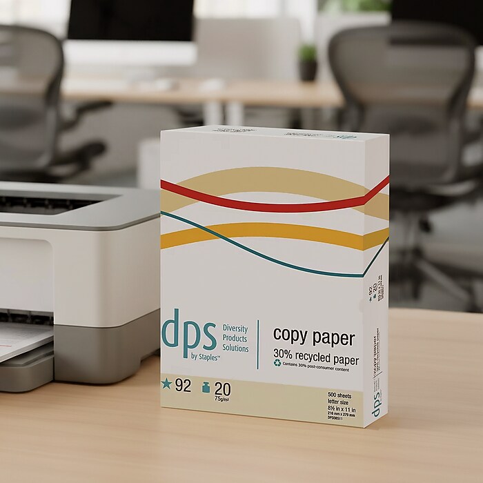 DPS by Staples 30% Recycled 8.5
