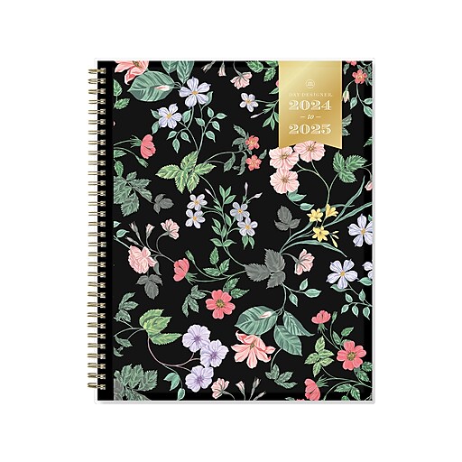 20242025 Blue Sky Day Designer Somerset Black 8.5" x 11" Academic