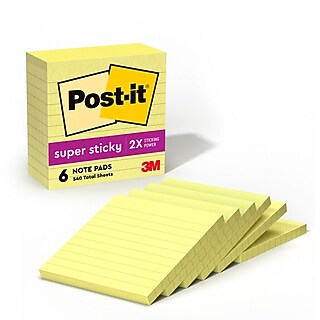 Post-it Super Sticky Notes, 3