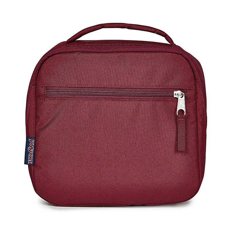 JanSport Lunch Break Insulated Lunch Bag, 2-Compartment, Cherry Lacquer (JS0A2WJXA0A) image 1